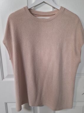 Soft Blush Knit Sleeveless Top